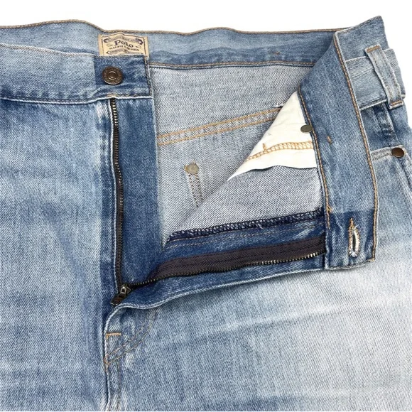 Polo Ralph Lauren Denim Belted Mini Skirt - Picture 5 of 11